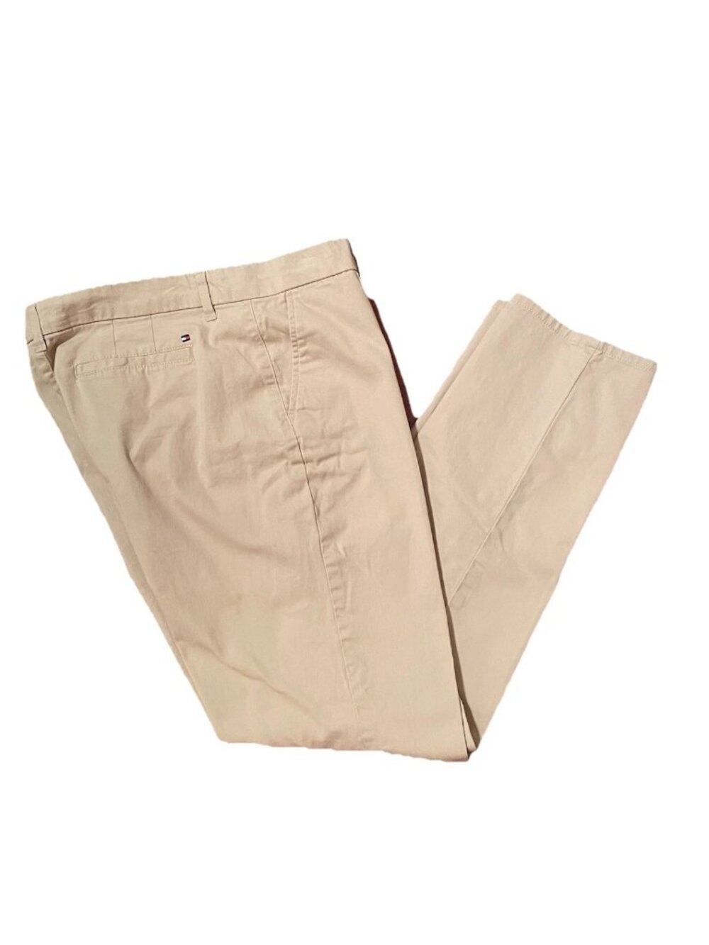 TOMMY HILFIGER Women's Khaki/Tan Straight Leg Chino Pants Sz 8 NWOT